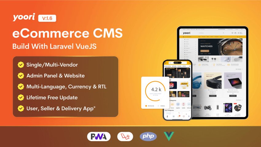 YOORI eCommerce Marketplace CMS